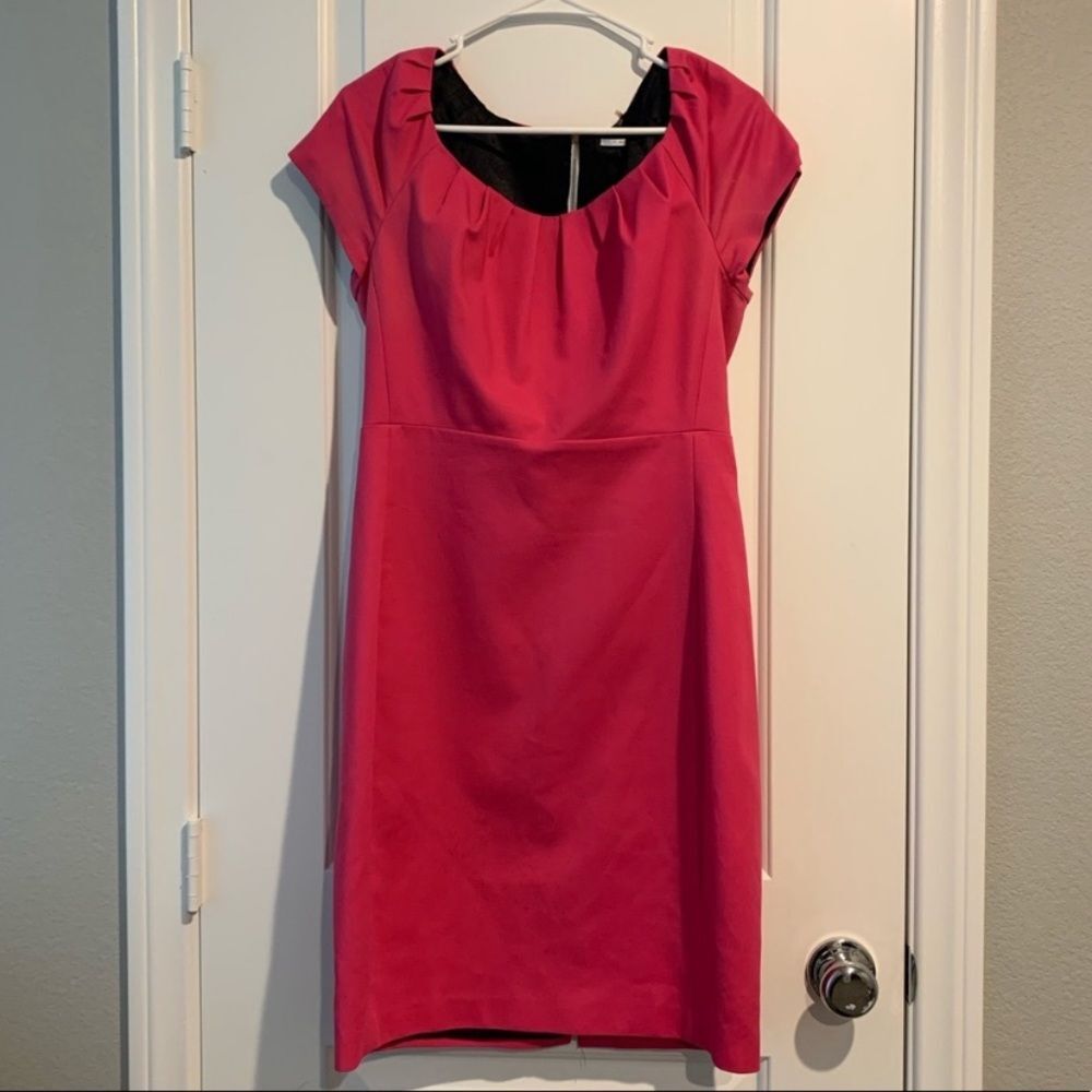 T Tahari Pink sheath dress